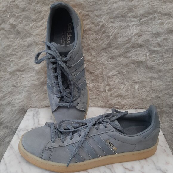 Adidas BY9838 Men's Campus Grey Sneakers US 10 - Picture 1 of 7